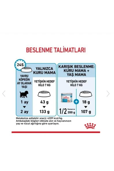 Mini Starter Mother&babydog Küçük Irk Yavru Köpek Maması 4kg - Resim 5