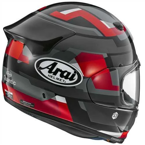 ARAI KASK-QUANTIC ABSTRACT RED - 2