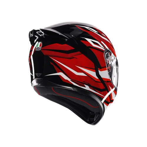 AGV KASK/K1 S LION BLACK/RED/WHITE CONFİGURATİON - 7