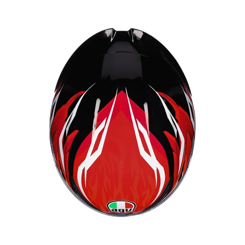 AGV KASK/K1 S LION BLACK/RED/WHITE CONFİGURATİON - 6