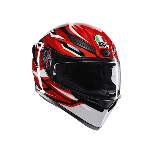 AGV KASK/K1 S LION BLACK/RED/WHITE CONFİGURATİON - 9