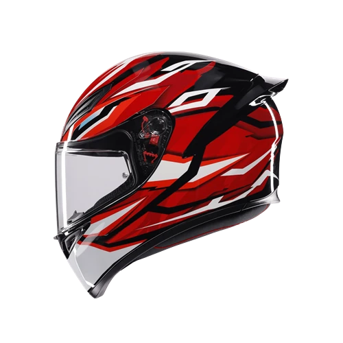 AGV KASK/K1 S LION BLACK/RED/WHITE CONFİGURATİON - 5
