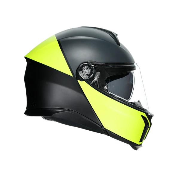 AGV KASK/TOURMODULAR MLT BALANCE MATT BLK YLW FL GREY - 4