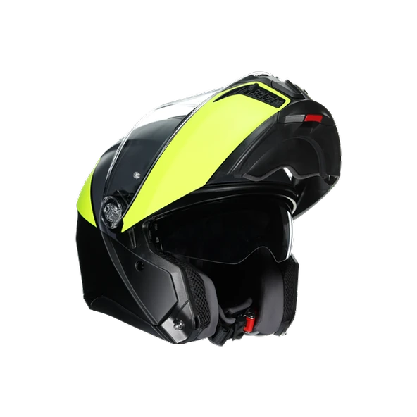 AGV KASK/TOURMODULAR MLT BALANCE MATT BLK YLW FL GREY - 2