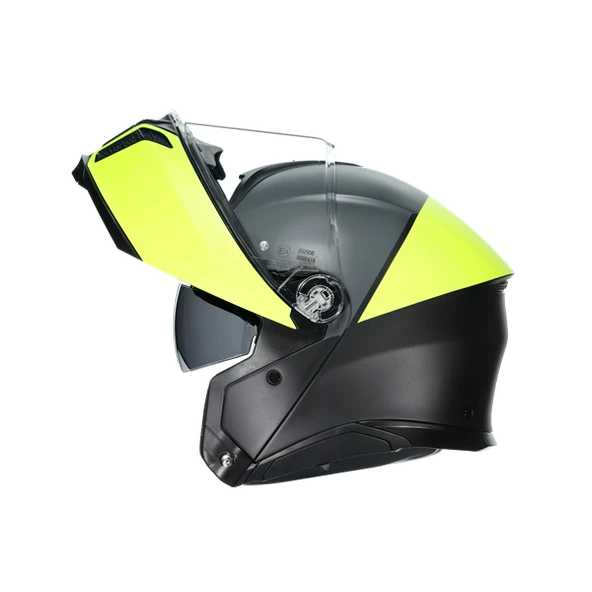 AGV KASK/TOURMODULAR MLT BALANCE MATT BLK YLW FL GREY
