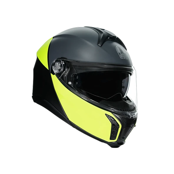 AGV KASK/TOURMODULAR MLT BALANCE MATT BLK YLW FL GREY - 8