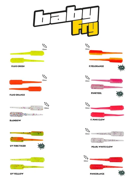 Fujin Baby FRY 2,7cm LRF Silikon Yem - Resim 2