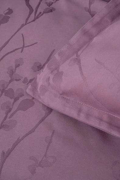 Altınbaşak Jakarlı Saten Çift Kişilik Nevresim Takımı Dıamond Coin - Resim 6