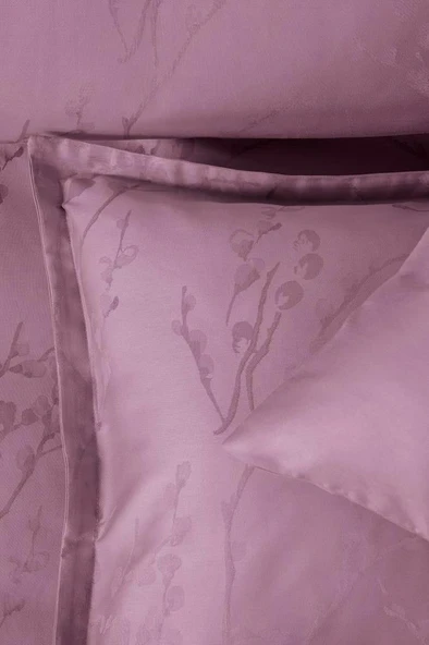 Altınbaşak Jakarlı Saten Çift Kişilik Nevresim Takımı Dıamond Coin - Resim 3