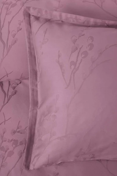 Altınbaşak Jakarlı Saten Çift Kişilik Nevresim Takımı Dıamond Coin - Resim 5