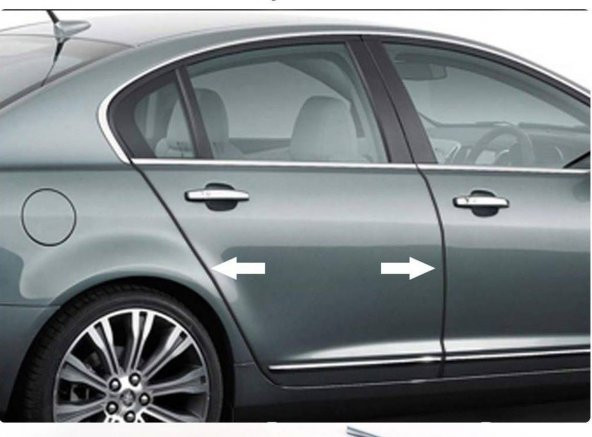 Volkswagen Passat B6-B7 2005-2014 Geçmeli 3 Metre Kapı Bagaj Koruyucu Şerit 5 MM U Tipi Siyah - 3