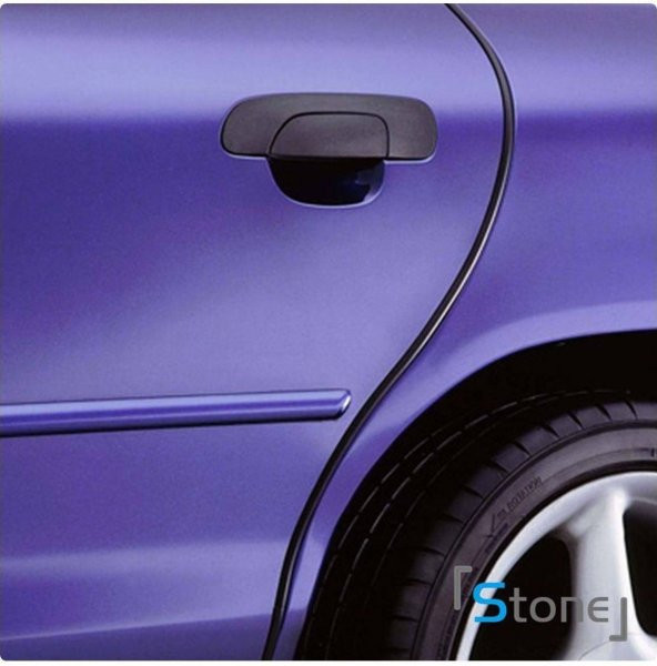 Fiat Stilo Geçmeli 3 Metre Kapı Bagaj Koruyucu Şerit 5 MM U Tipi Siyah - 4