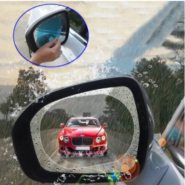 Ford Streetka Oto Dış Ayna Yağmur Kaydırıcı Film Seti 2 Adet - Resim 2