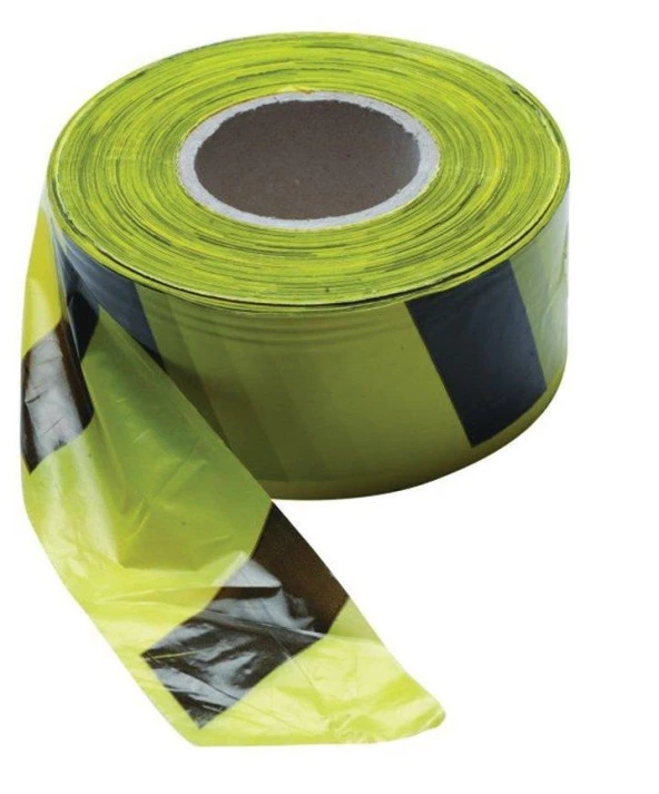 500 Metre Çok Amaçlı Emniyet Şeridi Sarı Siyah X 10 Adet - 4