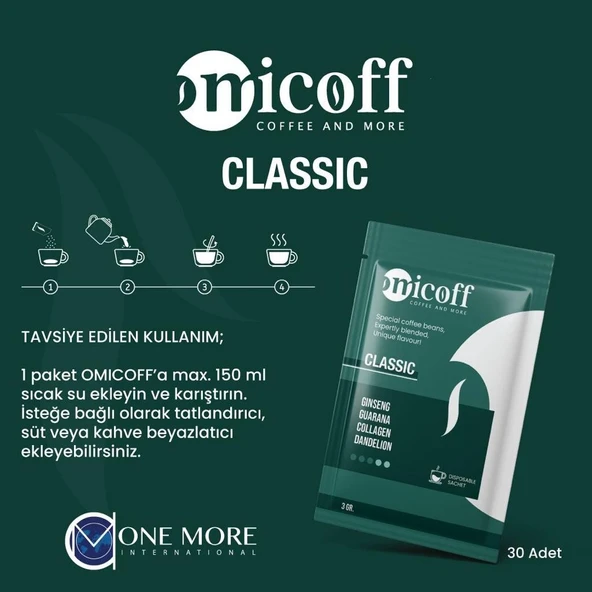 Kolojenli One More İnternational Omicoff Clasicc Kahve - 5