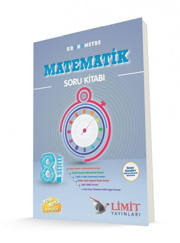 8.Sınıf Matematik Kronometre Soru Kitabı Limit Yayınlar