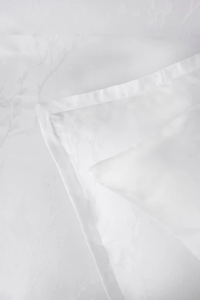 Altınbaşak Jakarlı Saten Çift Kişilik Nevresim Takımı Minna Coin - Resim 3