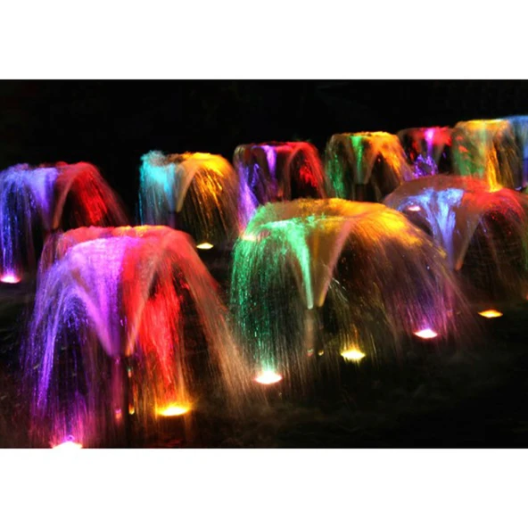 Sıva altı Led Armatür dekoratif ışık show gösteri yol aydınlatma açık alan enerji tasarruflu Yuvarlak zemin Doğal Beyaz 4000K A-1402 6W 220V - 8