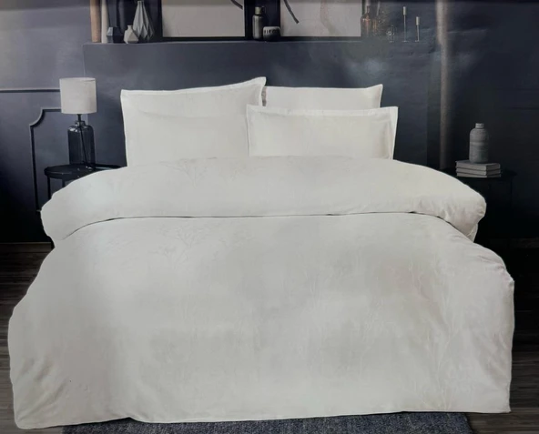 Altınbaşak Jakarlı Saten Çift Kişilik Nevresim Takımı Mınna Arcane - Resim 2