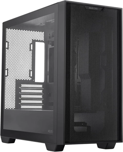 Asus A21 Mesh Temperli Cam Mid Tower Bilgisayar Kasası Siyah