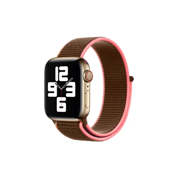 FitCase Apple Watch 38 40 41 mm Uyumlu Spor Loop Dokuma Kordon - 6