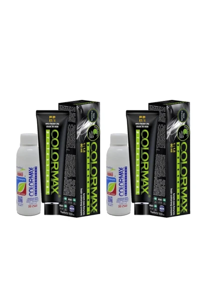 Colormax SPS074 Nouveau 2025/08.73 Kahve Köpüğü 60 Ml 2 Adet Saç Boyası + 2 Adet 90 Ml Oksidan Set