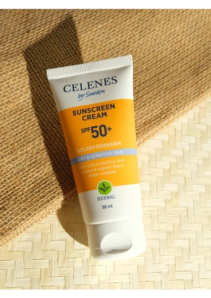 Celenes Herbal Güneş Kremi Kuru ve Hassas Ciltler 50 Spf 50 ml - 2