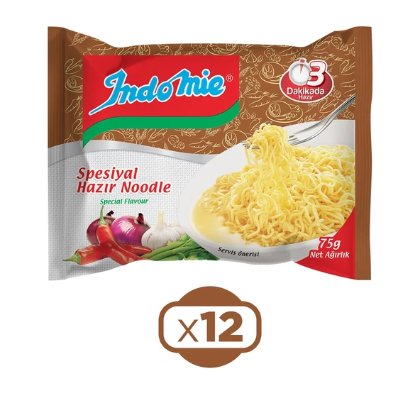 Indomie Noodle Spesiyal 75 Gr x 12 Adet