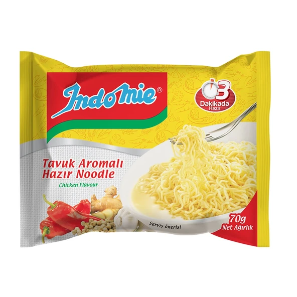 Indomie Noodle Tavuklu 70 Gr x 12 Adet - Resim 2