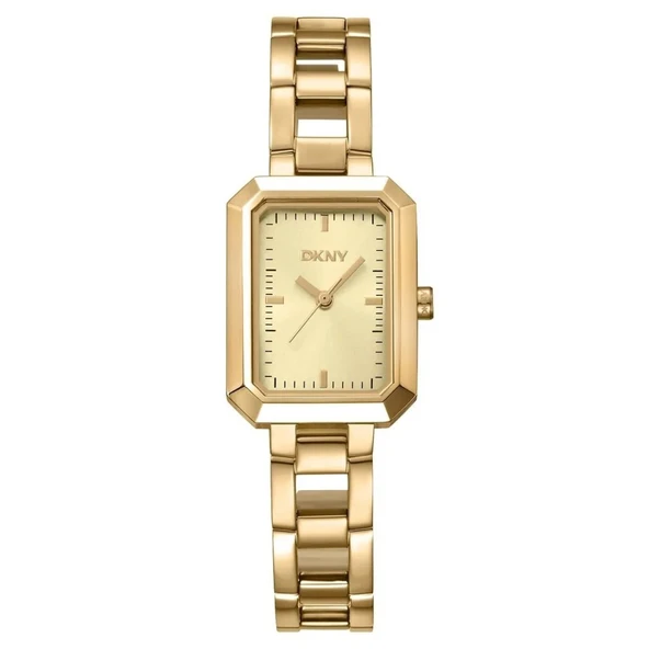 DKNY DK1L009M0065 ALTIN KAPLAMA DİKDÖRTGEN KADIN KOL SAATİ