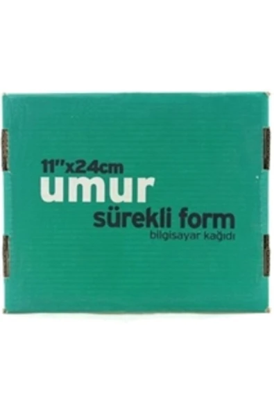 Umix 11x24 3 Nüsha Sürekli Form Renkli