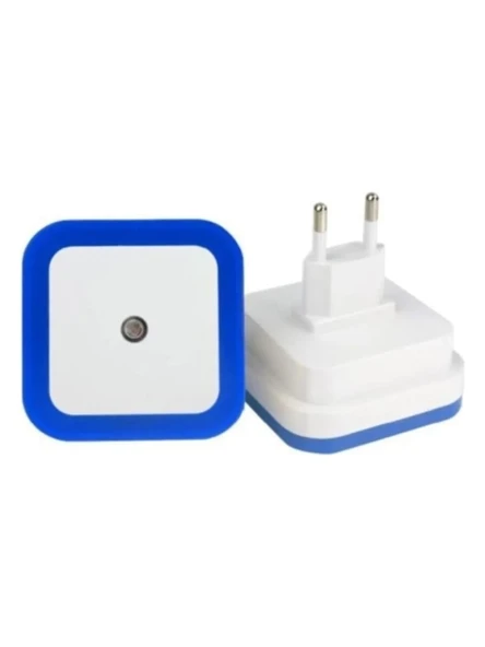 Cata Ct-9500 Priz Sistemli Fotoselli Ledli Sensörlü Gece Lambası Mavi Renk - 2