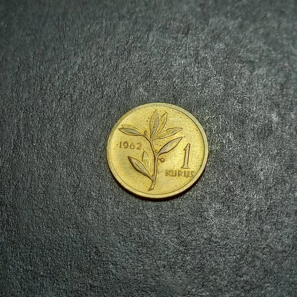 Escoines Koleksiyon 3996367e36d01f0d00 ÇİL 1Kuruş 1962 eski madeni para - 2