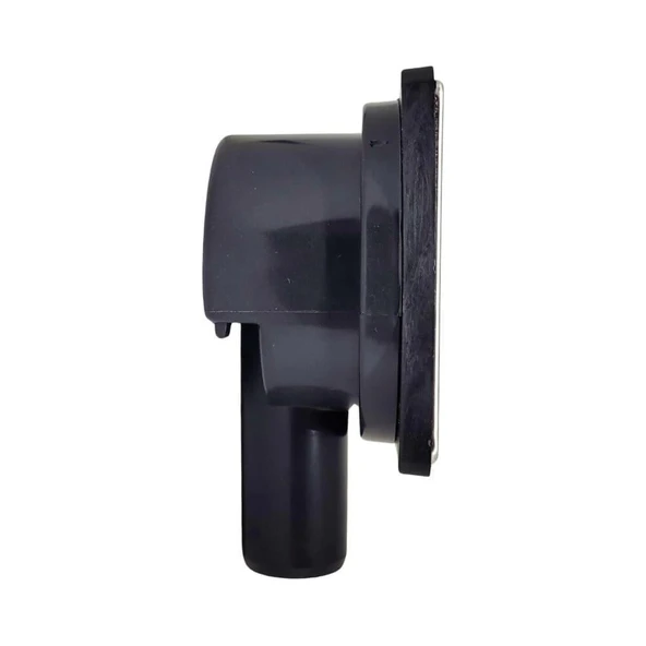 DUXXA 10x10 cm Yer Süzgeci – 32 mm Yandan Çıkışlı Paslanmaz Izgaralı - 3