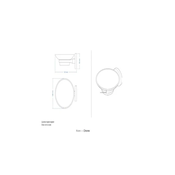 DUXXA 10x10 cm Yer Süzgeci – 32 mm Yandan Çıkışlı Paslanmaz Izgaralı - 8