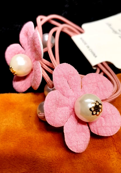 Monalisa Home Lüks Figürlü İkili  Renkli Lastik Toka ürün görseli