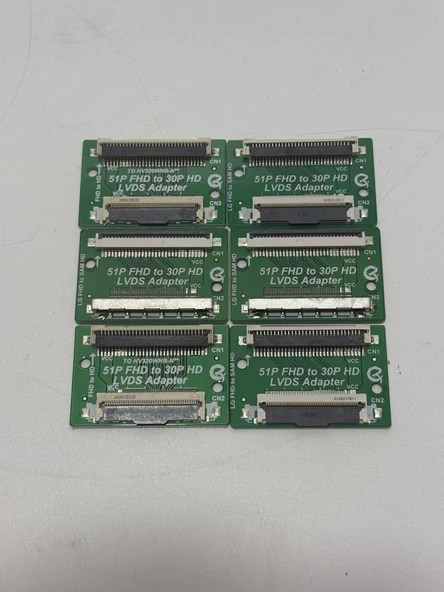 Lcd Panel Flexi Repair 51P FHD TO 30P Hd Lvds Adaptör 6 Adet - Resim 2