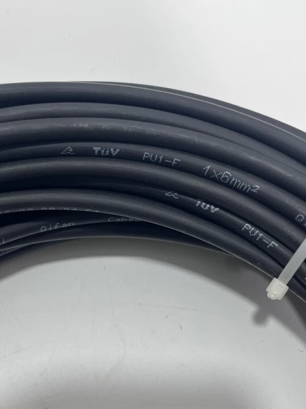 Güneş Paneli Solar Kablo 6mm2 10AWG 30 Metre (Siyah) - 3