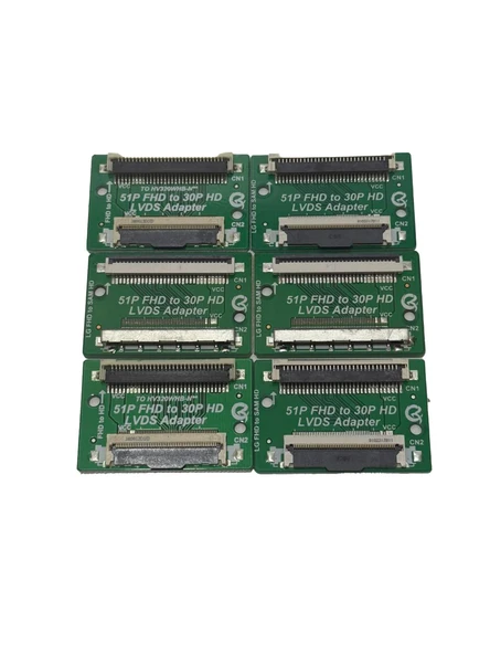 Lcd Panel Flexi Repair 51P FHD TO 30P Hd Lvds Adaptör 6 Adet ürün görseli