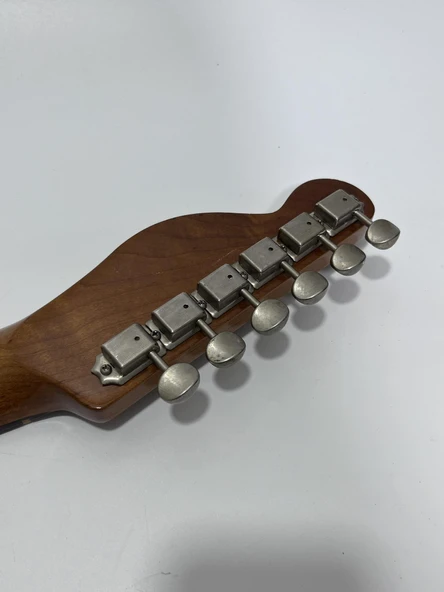 MJT VTS Eskitilmiş Vintage Amber Renk Gitar Sapı - 7