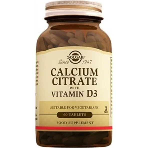 Calcium Citrate With Vitamin D3 60 Tablet