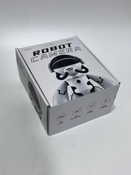 Uzay Robotu Görünümlü Şarjlı Kablosuz Ip Güvenlik Kamerası - 9