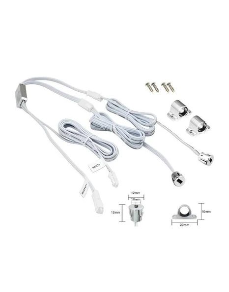 FTSM-5A Çift Kapılı Kabin Dolap Işık Ir Sensörü 12-24V 5A - 2