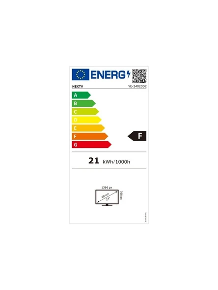 NEXT YE-24020 D2 24 İNÇ 60 Ekran Uydu Alıcılı HD Ready LED TV - Resim 8