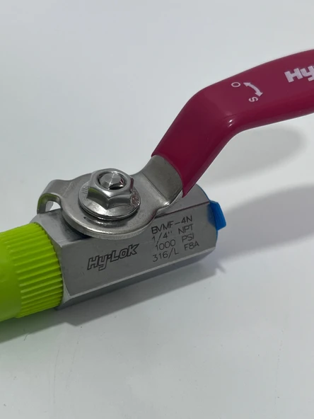 Hy-Lok BVMF-4N 1/4” NPT Paslanmaz Çelik Küresel Vana - 5