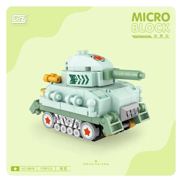 Nessiworld LZ8618 LOZ Blok Oyuncak Mini Poşet -Vagonlife - Resim 2