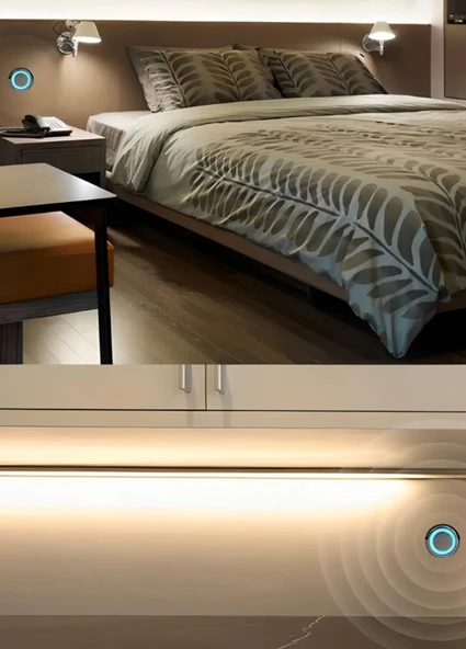 Mobilya Dolap Işık Dokunmatik Anahtar 12-24V 5A - 4