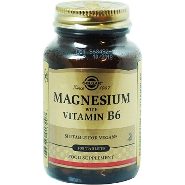 Magnesium With Vitamin B6 100 Tablet