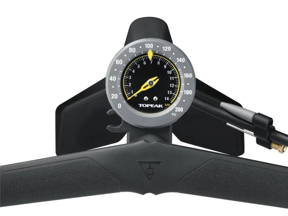Topeak JoeBlow Race Ayaklı Bisiklet Pompası 200 PSI 14 Bar TJB-RC1R - Resim 2