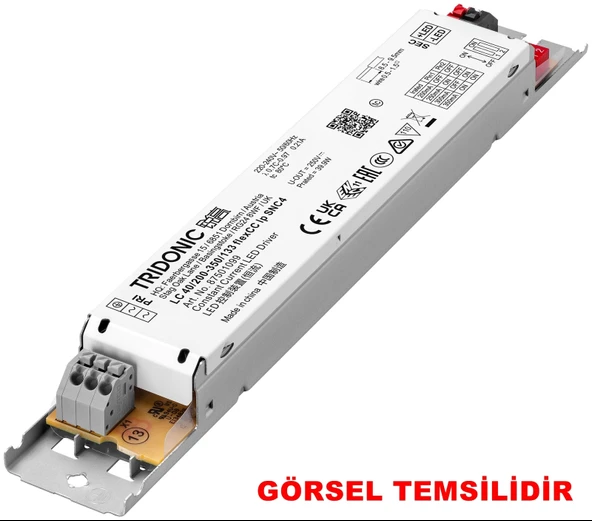 TRIDONIC 40w 250v Led Linear Driver Trafosu 220v IP25 (Led Sürücü Drayvır)